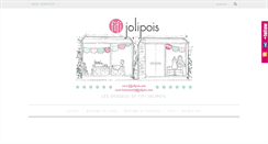 Desktop Screenshot of lesdessousdefifijolipois.com